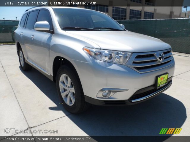 2012 Toyota Highlander  in Classic Silver Metallic