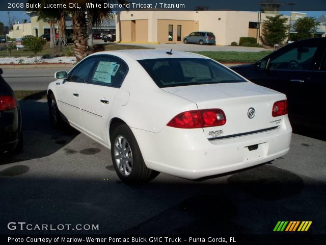 2008 Buick Lucerne CXL in White Diamond Tricoat
