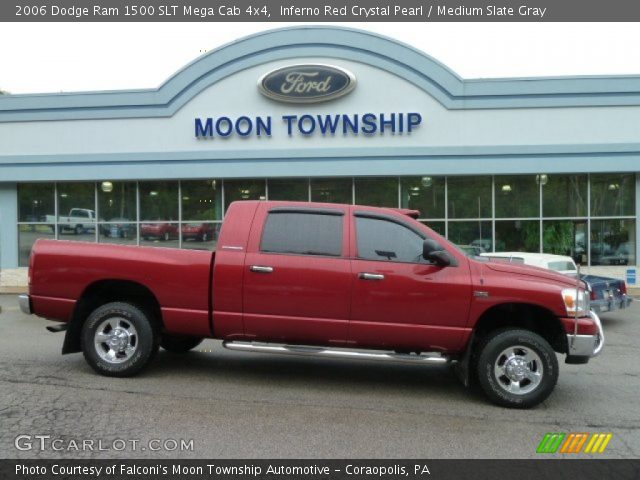 2006 Dodge Ram 1500 SLT Mega Cab 4x4 in Inferno Red Crystal Pearl