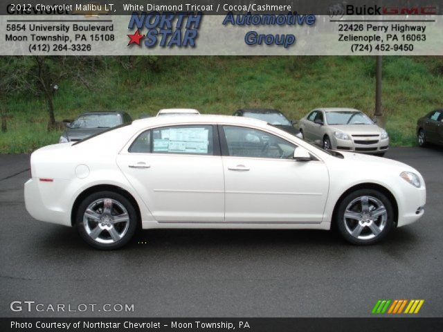 2012 Chevrolet Malibu LT in White Diamond Tricoat