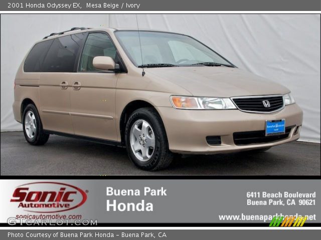 2001 Honda Odyssey EX in Mesa Beige