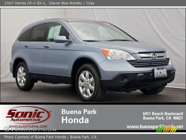 2007 Honda CR-V EX-L in Glacier Blue Metallic