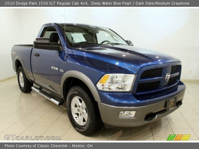 2010 Dodge Ram 1500 SLT Regular Cab 4x4 in Deep Water Blue Pearl