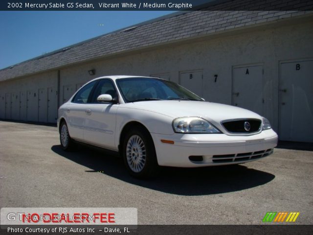 2002 Mercury Sable GS Sedan in Vibrant White