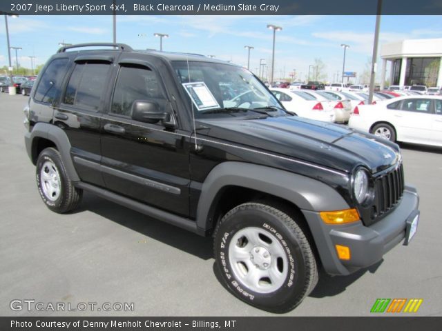 2007 Jeep Liberty Sport 4x4 in Black Clearcoat