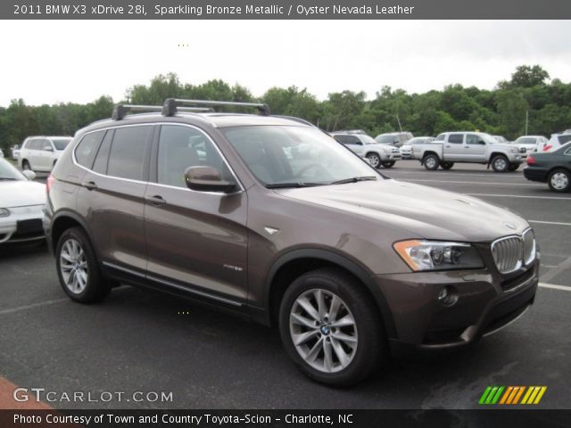 2011 BMW X3 xDrive 28i in Sparkling Bronze Metallic