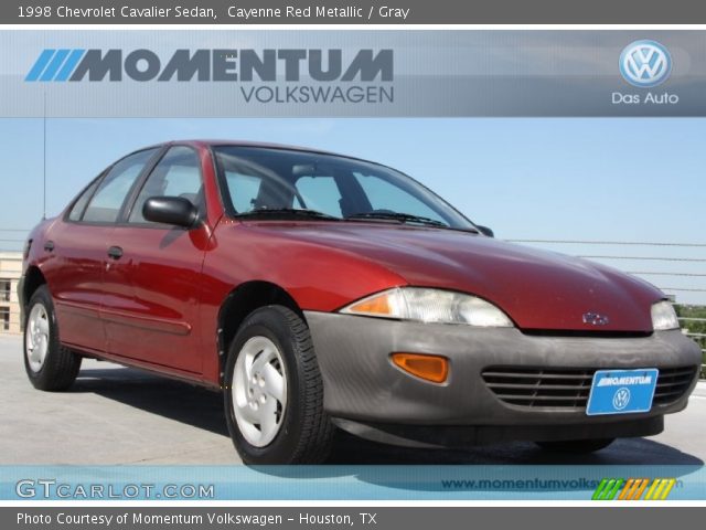 1998 Chevrolet Cavalier Sedan in Cayenne Red Metallic