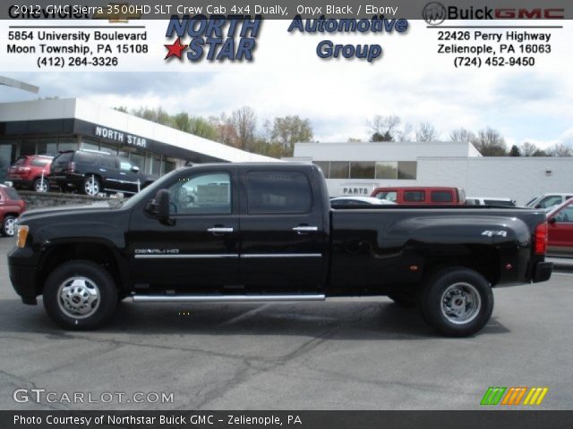 2012 GMC Sierra 3500HD SLT Crew Cab 4x4 Dually in Onyx Black