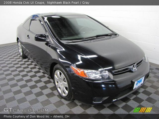 2008 Honda Civic LX Coupe in Nighthawk Black Pearl