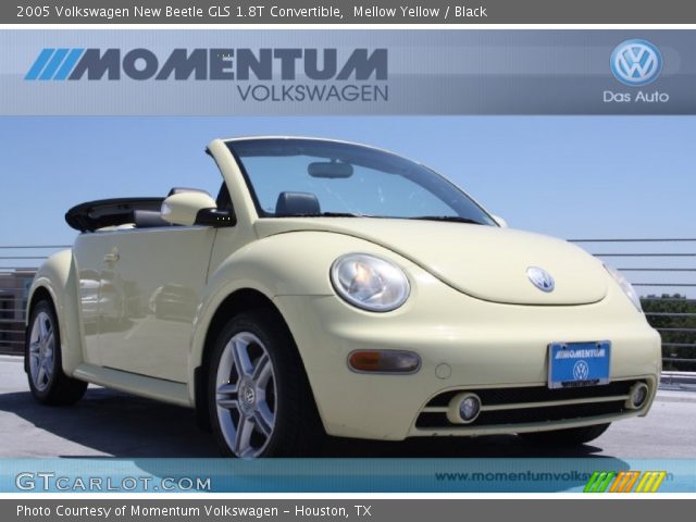 2005 Volkswagen New Beetle GLS 1.8T Convertible in Mellow Yellow