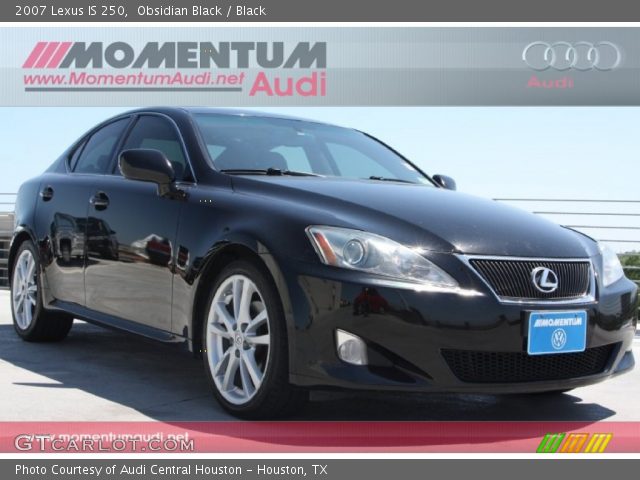 2007 Lexus IS 250 in Obsidian Black