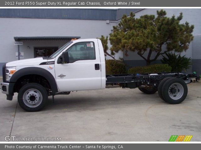 2012 Ford F550 Super Duty XL Regular Cab Chassis in Oxford White