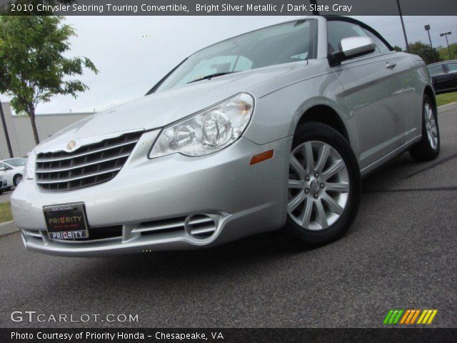 2010 Chrysler Sebring Touring Convertible in Bright Silver Metallic