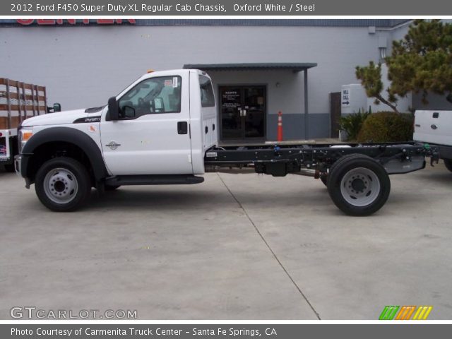 2012 Ford F450 Super Duty XL Regular Cab Chassis in Oxford White