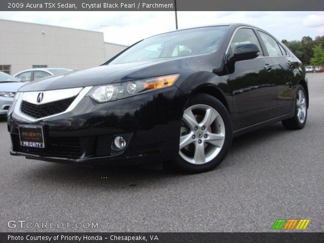 2009 Acura TSX Sedan in Crystal Black Pearl