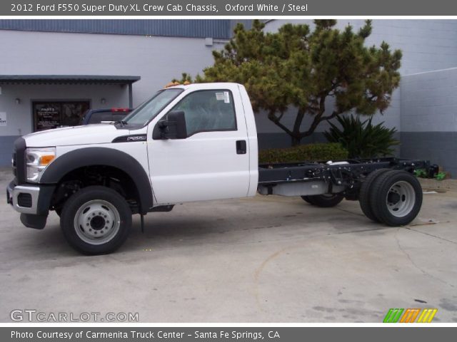 2012 Ford F550 Super Duty XL Crew Cab Chassis in Oxford White