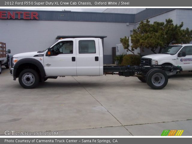 2012 Ford F550 Super Duty XL Crew Cab Chassis in Oxford White