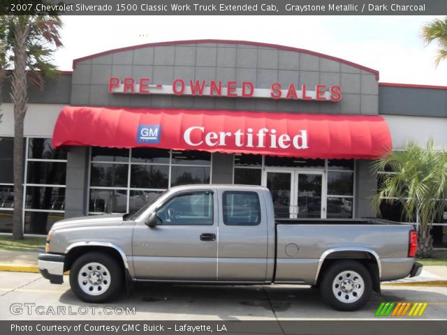 2007 Chevrolet Silverado 1500 Classic Work Truck Extended Cab in Graystone Metallic