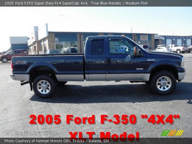 2005 Ford F350 Super Duty FX4 SuperCab 4x4 in True Blue Metallic