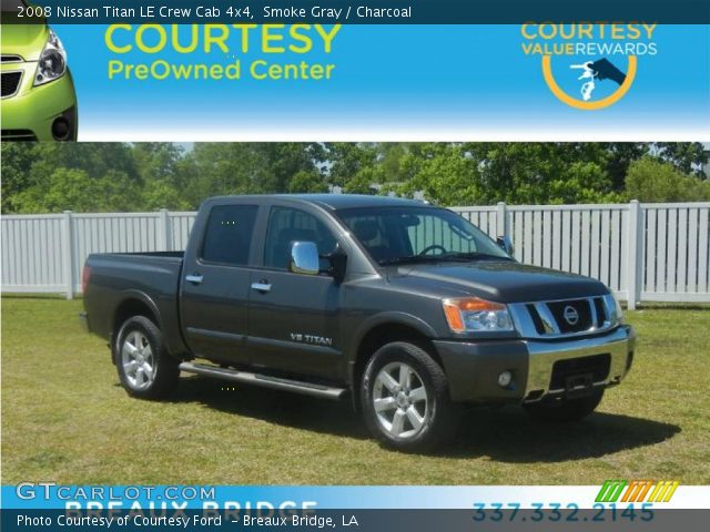 2008 Nissan Titan LE Crew Cab 4x4 in Smoke Gray