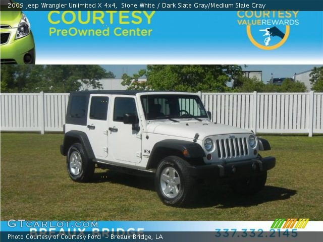 2009 Jeep Wrangler Unlimited X 4x4 in Stone White
