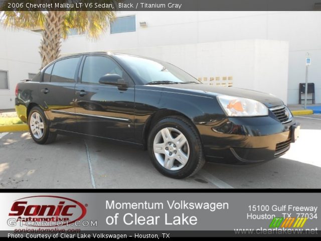 2006 Chevrolet Malibu LT V6 Sedan in Black