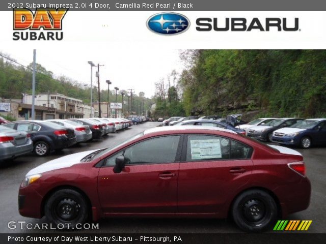 2012 Subaru Impreza 2.0i 4 Door in Camellia Red Pearl