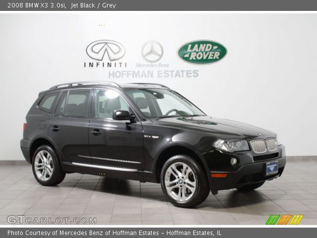 2008 BMW X3 3.0si in Jet Black