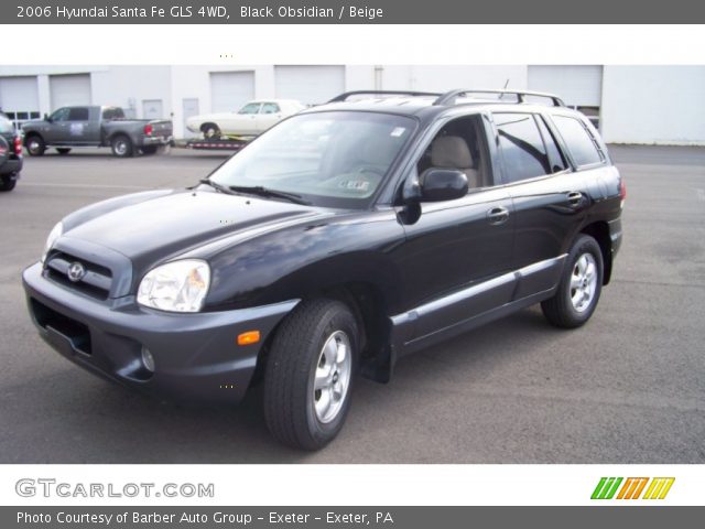2006 Hyundai Santa Fe GLS 4WD in Black Obsidian