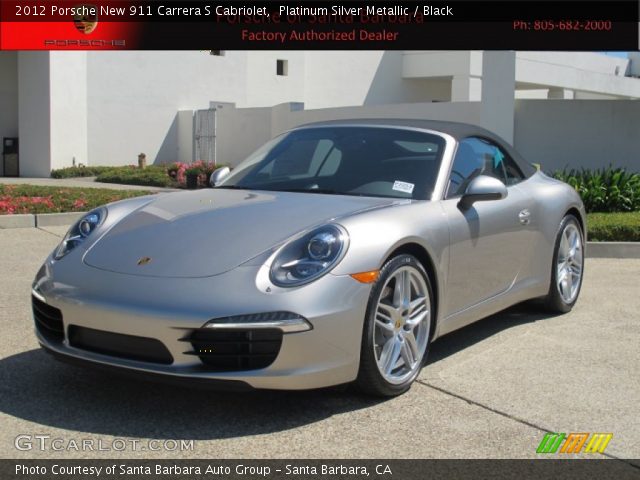 2012 Porsche New 911 Carrera S Cabriolet in Platinum Silver Metallic