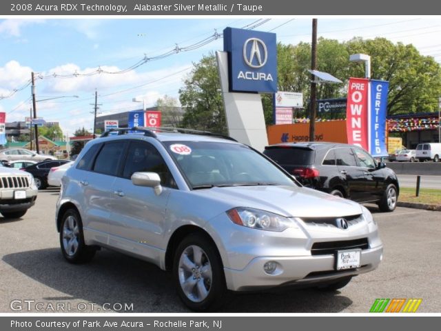 2008 Acura RDX Technology in Alabaster Silver Metallic