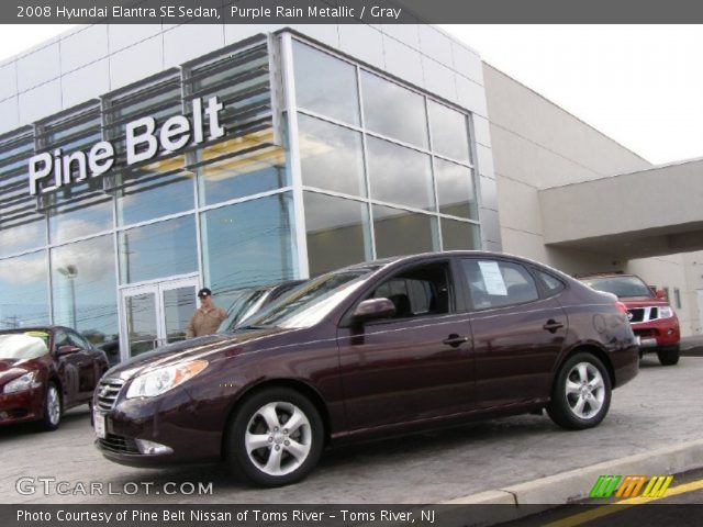 2008 Hyundai Elantra SE Sedan in Purple Rain Metallic