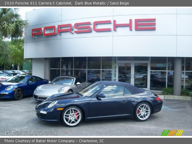 2010 Porsche 911 Carrera S Cabriolet in Dark Blue Metallic