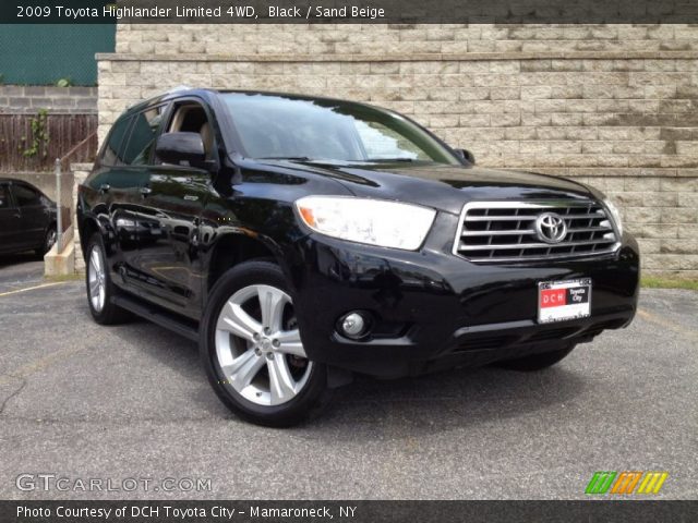 2009 Toyota Highlander Limited 4WD in Black