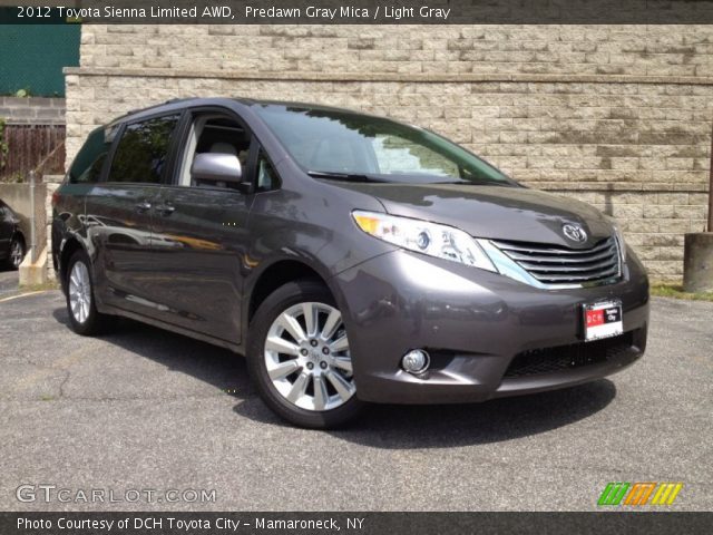 2012 Toyota Sienna Limited AWD in Predawn Gray Mica