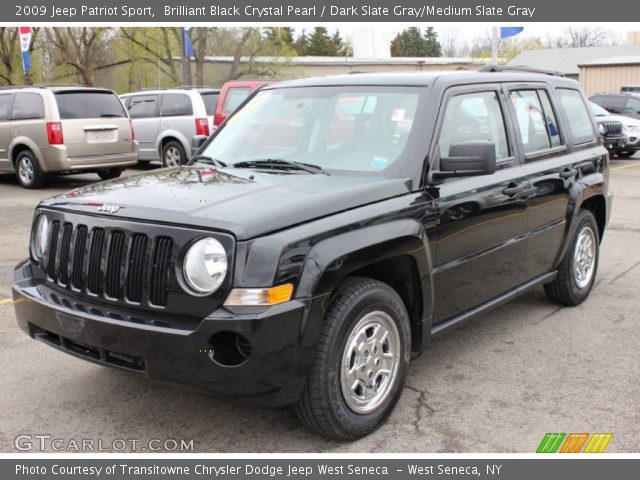 2009 Jeep Patriot Sport in Brilliant Black Crystal Pearl