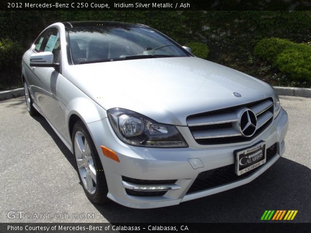 2012 Mercedes-Benz C 250 Coupe in Iridium Silver Metallic