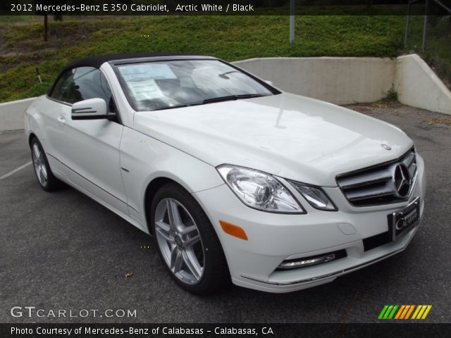2012 Mercedes-Benz E 350 Cabriolet in Arctic White