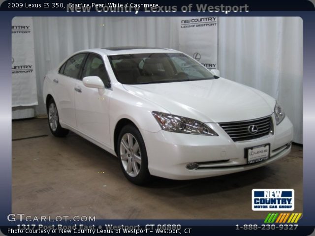 2009 Lexus ES 350 in Starfire Pearl White