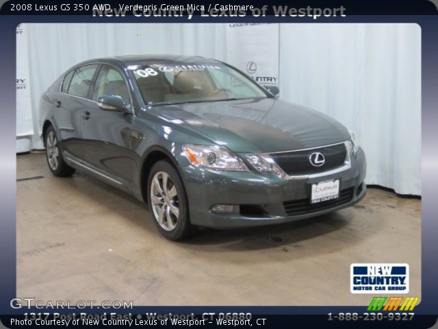 2008 Lexus GS 350 AWD in Verdegris Green Mica