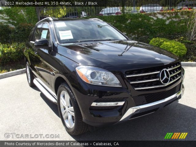 2012 Mercedes-Benz ML 350 4Matic in Black