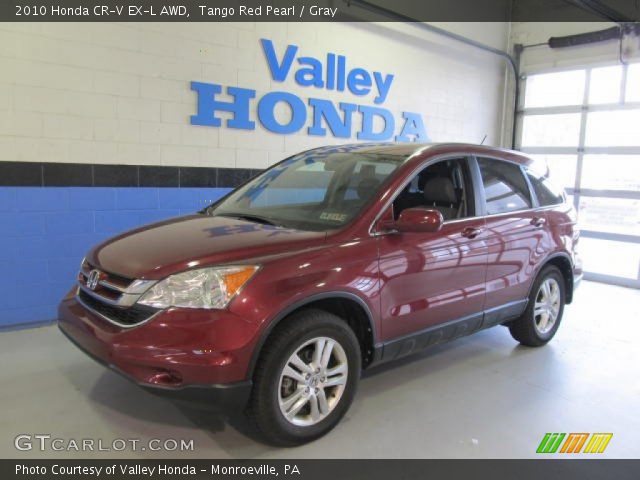 2010 Honda CR-V EX-L AWD in Tango Red Pearl