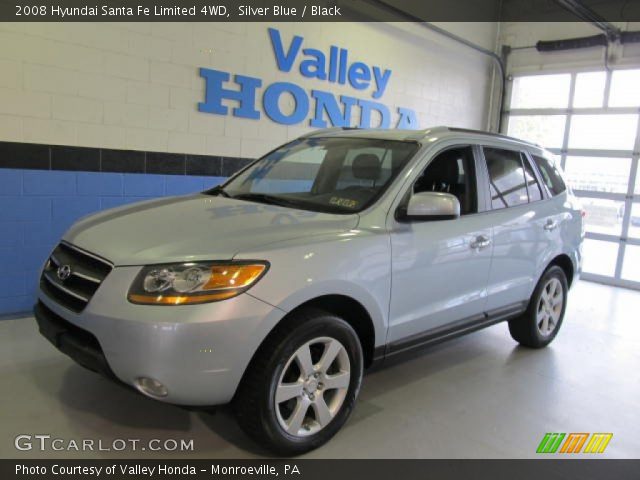 2008 Hyundai Santa Fe Limited 4WD in Silver Blue