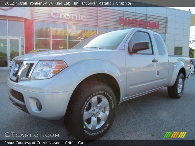 2012 Nissan Frontier SV V6 King Cab in Brilliant Silver Metallic