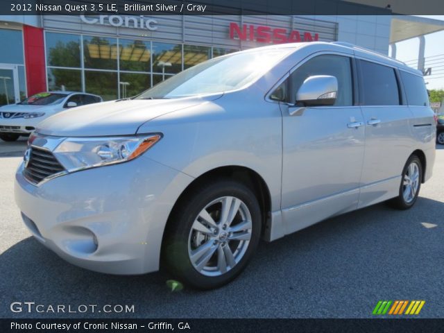 2012 Nissan Quest 3.5 LE in Brilliant Silver