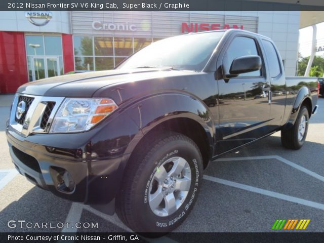 2012 Nissan Frontier SV V6 King Cab in Super Black