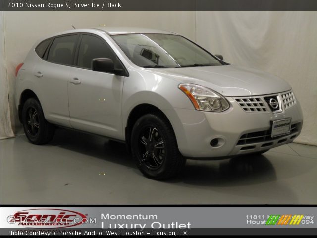 2010 Nissan Rogue S in Silver Ice