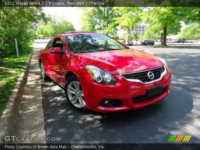 2012 Nissan Altima 2.5 S Coupe in Red Alert
