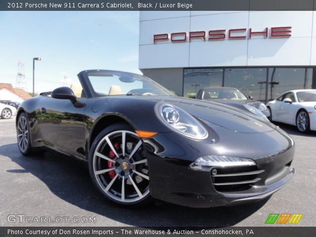 2012 Porsche New 911 Carrera S Cabriolet in Black