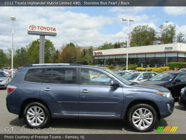 2012 Toyota Highlander Hybrid Limited 4WD in Shoreline Blue Pearl